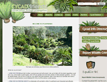 Tablet Screenshot of cycadfriends.co.za